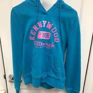 Vintage Y2K Kennywood Pittsburgh PA Theme Park Hoodie Size Large